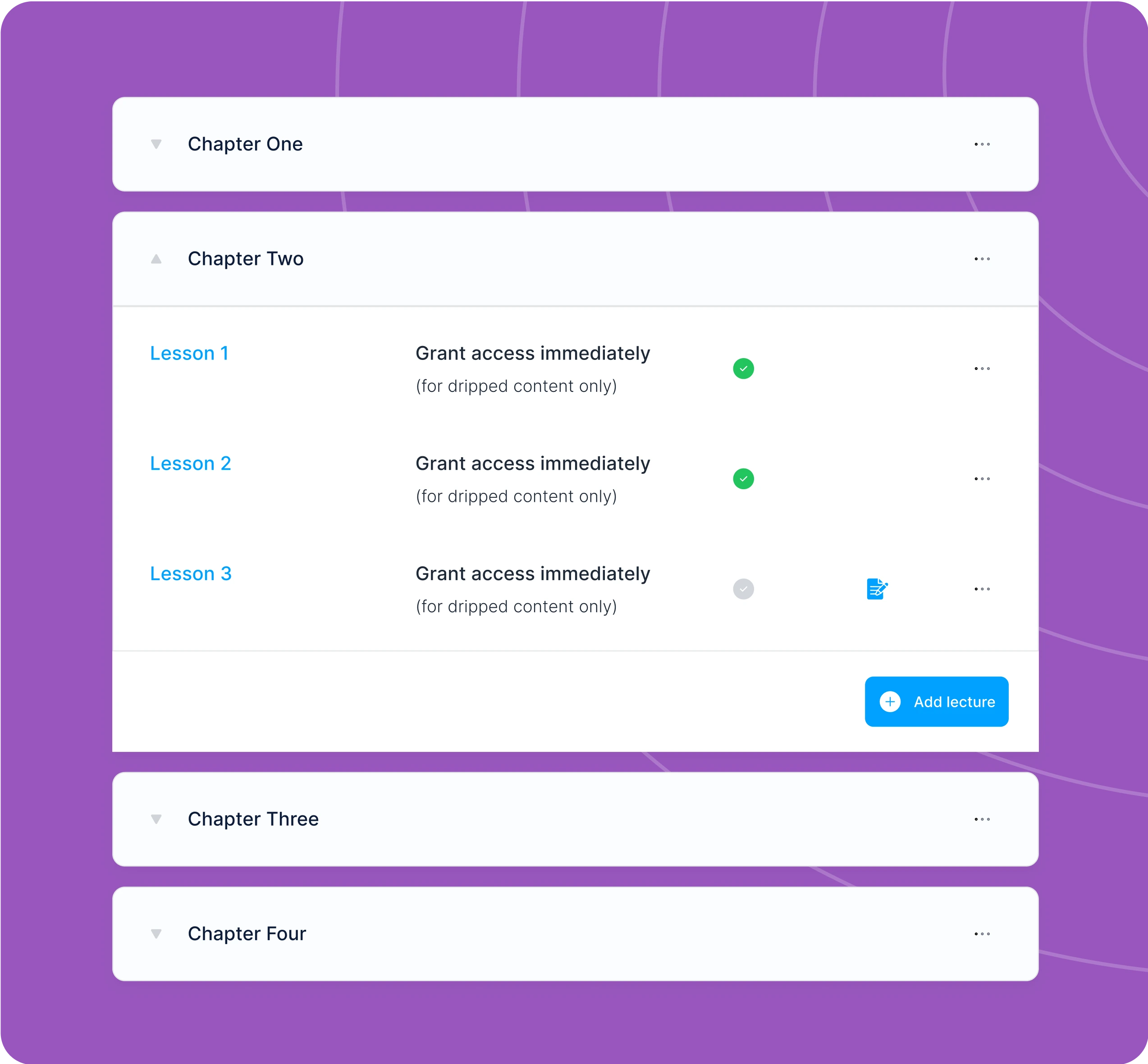 Online Courses Interface